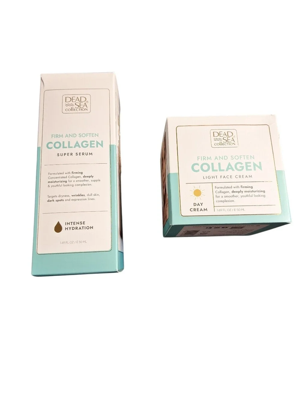 NIB Dead Sea Collection Firm & Soften Collagen Day Cream & Serum